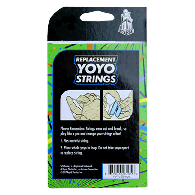 Yoyo String Pack Green – 10 pcs of Replacement Yoyo Strings
