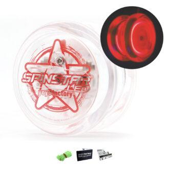 Yoyo Spinstar LED - Beginner Light Up Yoyo Toy red