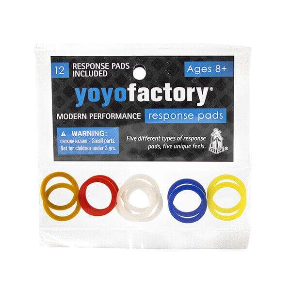 Response Pads Set - 12 Multi-Color Replacement Yoyo Pads