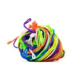 Vibrant colorful string yo-yo for tricks, skill, and fun play. Perfect for yo-yo enthusiasts and beg.