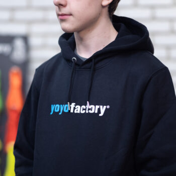 yoyofactory yoyo hoodie trademark logo