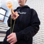 yoyofactory yoyo hoodie trademark logo
