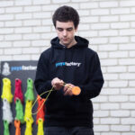 yoyofactory yoyo hoodie trademark logo