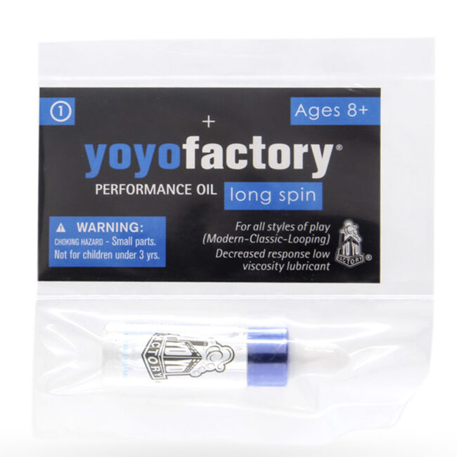 yoyofactory long spin oil ball bearing yoyo lube