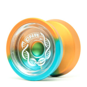 Yoyo DNA – Pro Metal Yoyo – Fingerspin Tricks - Orange Teal