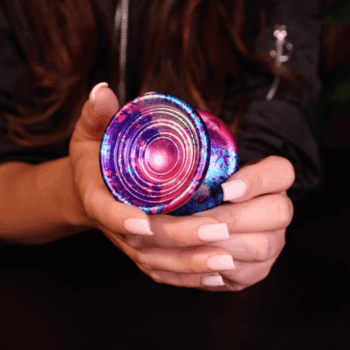 Yoyo Bullseye - Pro Metal Yoyo for Advanced Tricks - Galaxy