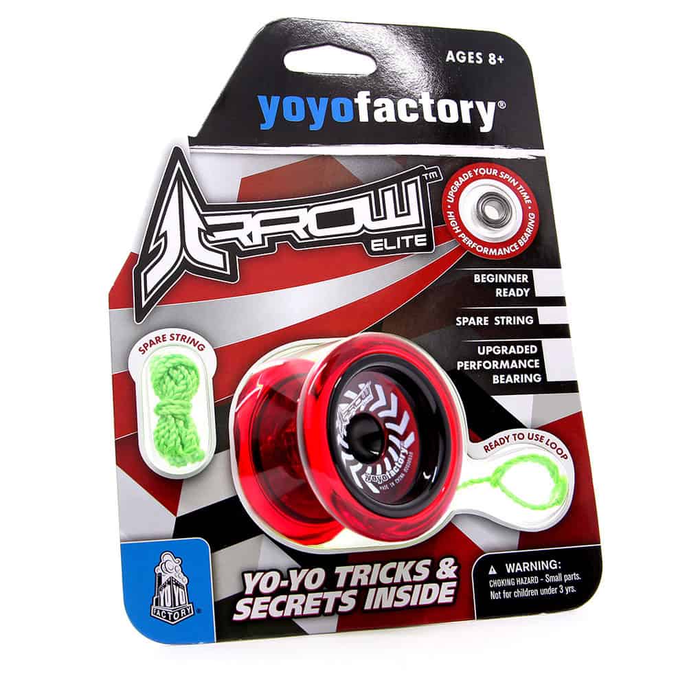 YoyoFactory Yoyo Arrow - Starter Yoyo for Fingerspin Tricks red