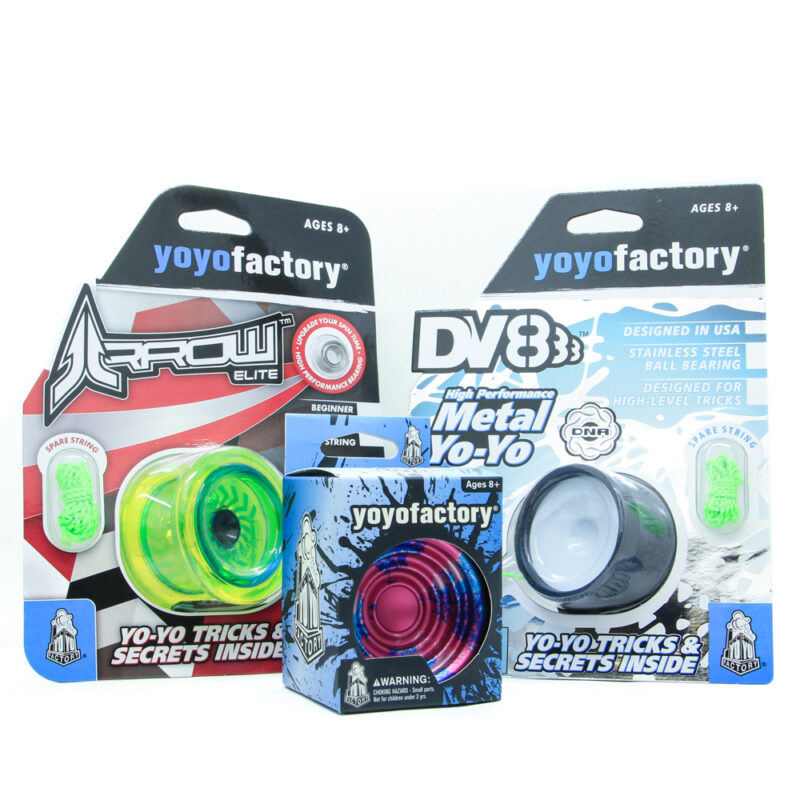 DNA Yoyo Master Pack - Fingerspin Yoyos Bundle