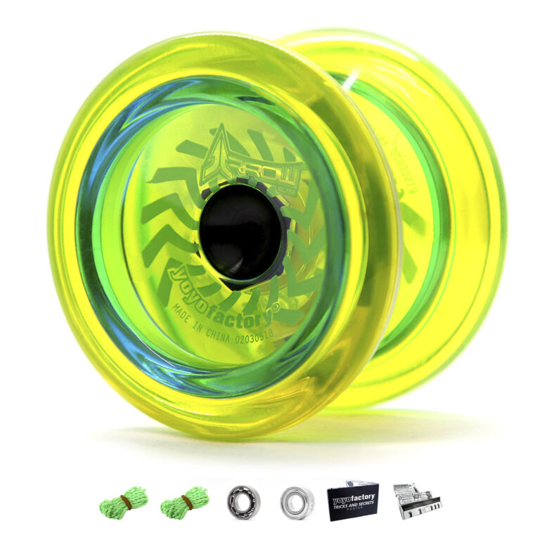 YoyoFactory Yoyo Arrow - Starter Yoyo for Fingerspin Tricks yellow