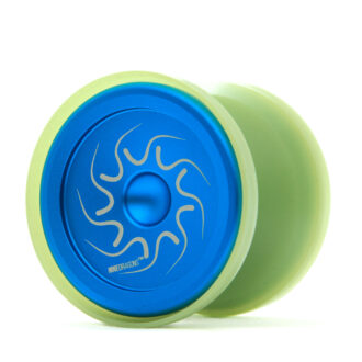 yoyofactory nine dragons yoyo triple bearing impossible yoyo trick blue glow