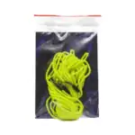 Bright neon yellow yo-yo string for professional yo-yo tricks and performance.