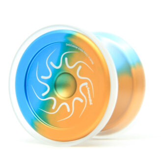 yoyofactory nine dragons yoyo triple bearing impossible yoyo trick orange blue