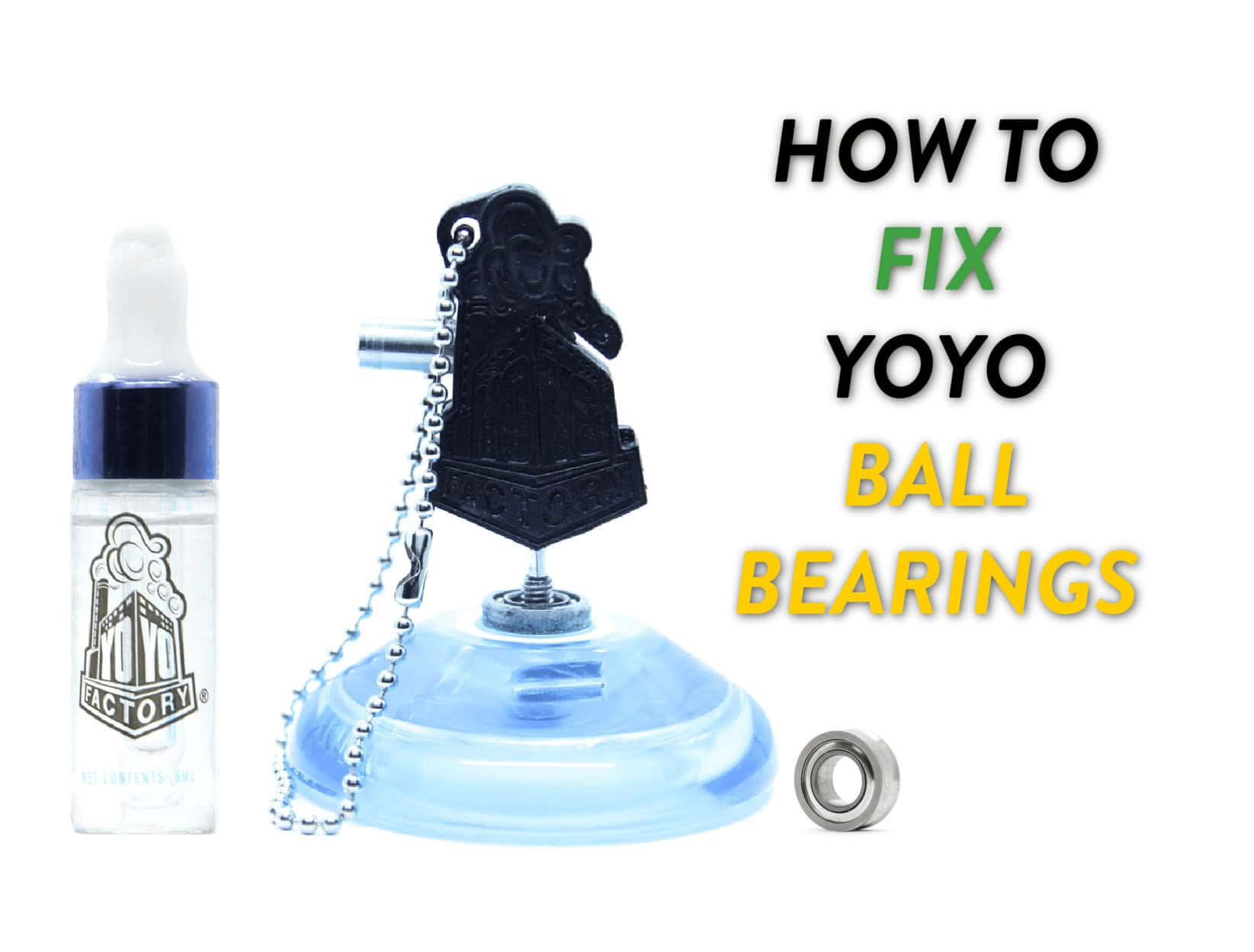how to fix yoyo ball bearings cover