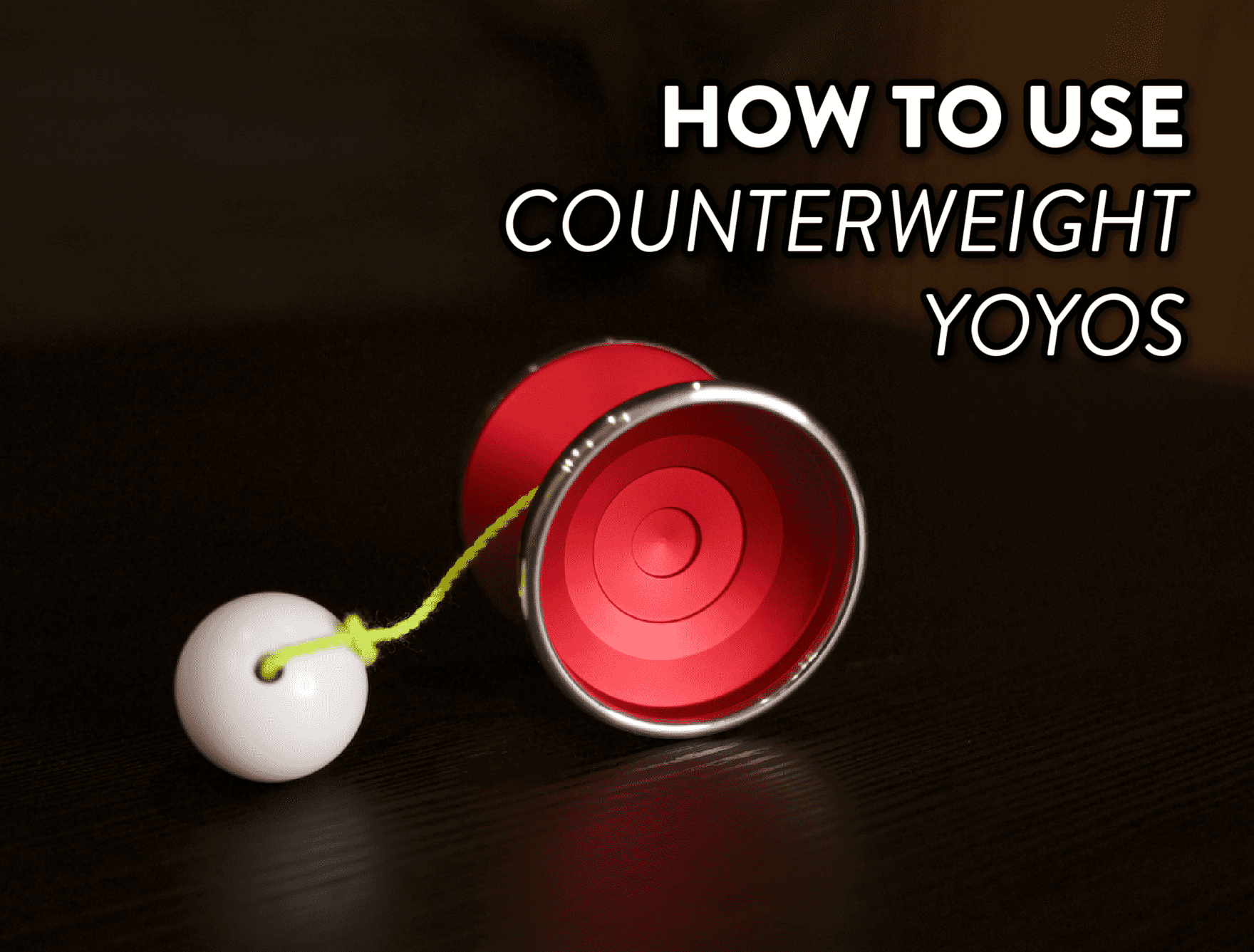 How to use a counterweight yoyo cover