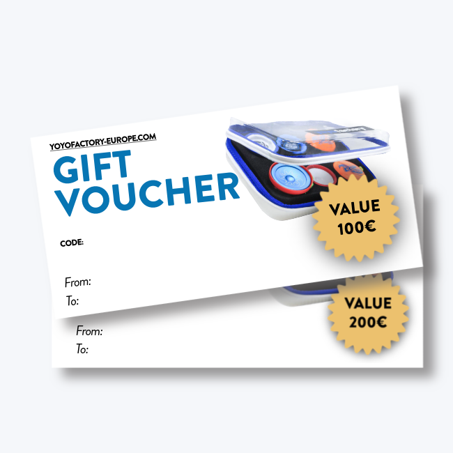 YoYoFactory Europe Gift Voucher – Give The Best Yoyo Gift YoYoFactory Europe Gift Voucher – Give The Best Yoyo Gift
