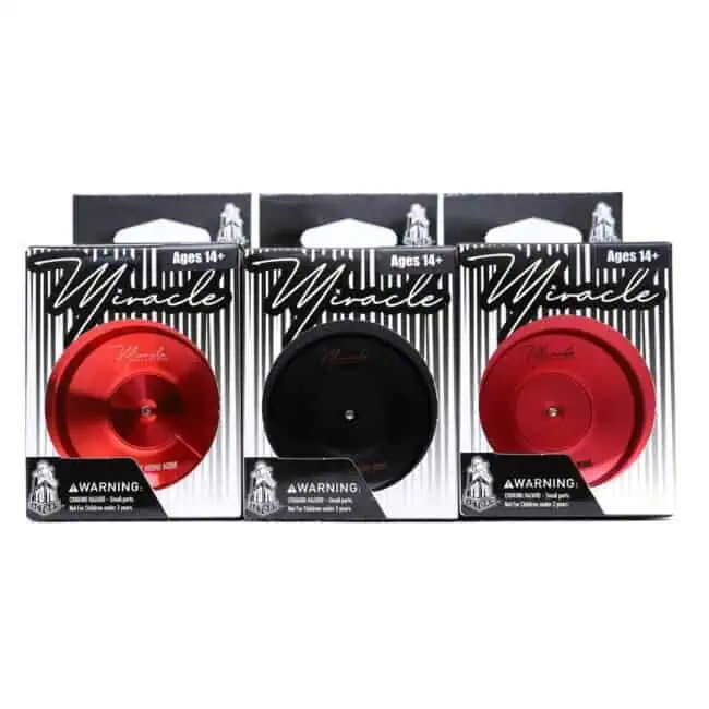 YoYoFactory Europe Miracle Monometal YoYo featuring Mir & Miri Kim signature design.