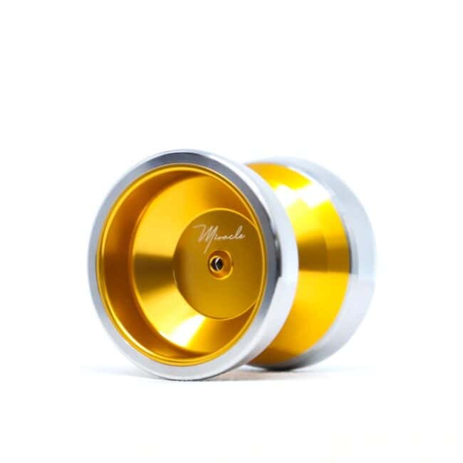 Gold YoYoMini Miracle Bimetal Pocket YoYo for Beginners and Experts.