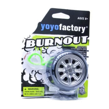 YoYoFactory Burnout high-speed yo-yo for advanced players, durable design, smooth performance.