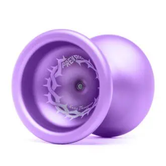 PreVeril purple yo-yo for professional tricks and performance. High-quality, durable, and designed f.