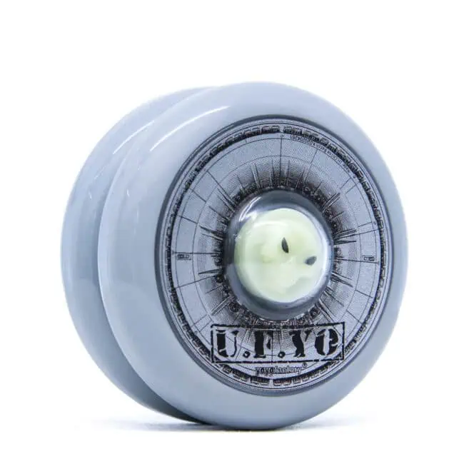 High-performance YoYoFactory yo-yo with Dimpled design and L.I.T.E. logo for advanced tricks.