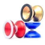 High-quality YoYos from YoYoFactory Europe in vibrant colors for advanced tricks and skill developme.