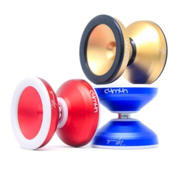 High-quality YoYos from YoYoFactory Europe in vibrant colors for advanced tricks and skill developme.