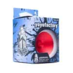 YoYoFactory Europe yo-yo in red, ideal for skill development and tricks.