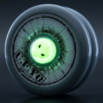 High-performance YoYoFactory yo-yo with bearing for professional tricks.