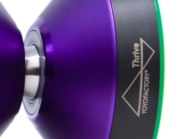 Close-up of Togo Katsura Signature Bimetal YoYo from YoYoFactory Europe.
