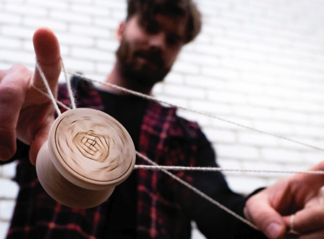 Yoyo Wooden Boho – Classic Wood Yoyo Toy