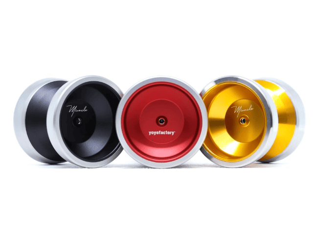 YoyoMini Miracle bimetal pocket yoyo by Mir & Miri Kim, compact and high-performance for yo-yo enthu.