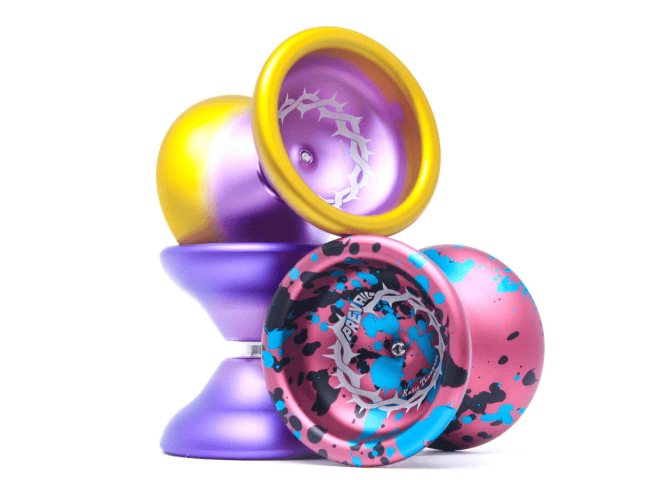 Colorful Yo-Yos for Tricks and Performance | YoYoFactory Europe.