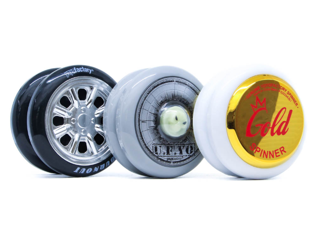 Yoyo Spinverse Pack - UFYO Burnout Gold Spinner Bundle