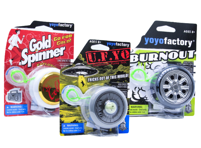 Yoyo Spinverse Pack - UFYO Burnout Gold Spinner Bundle