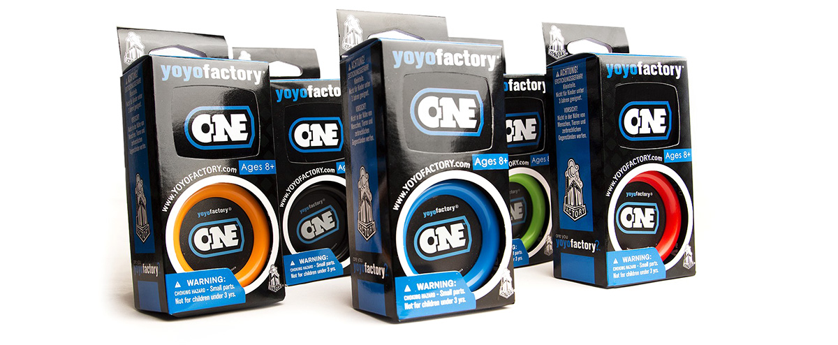 Yoyo Factory Onestar in Blau Weiß oder Grün Kinder Spielzeug Profi Trick  Jojo